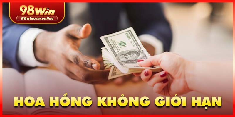 Hoa hồng khủng là lợi ích số 1 khi làm đại lý 98WIN